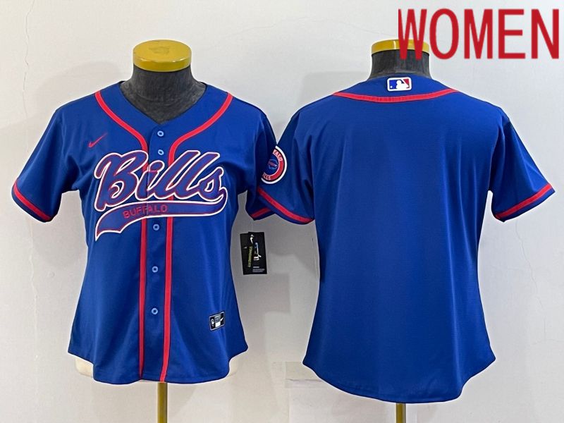 Women Buffalo Bills Blank Blue 2022 Nike Co branded NFL Jersey->tampa bay buccaneers->NFL Jersey
